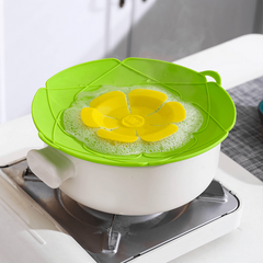 Silicone Lid Spill Stopper Cooking Steamer Splash Guard Cover