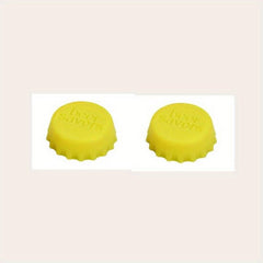 2pcs Silicone Reusable Bottle Caps Sealed Stopper Cover Kitchen Gadgets