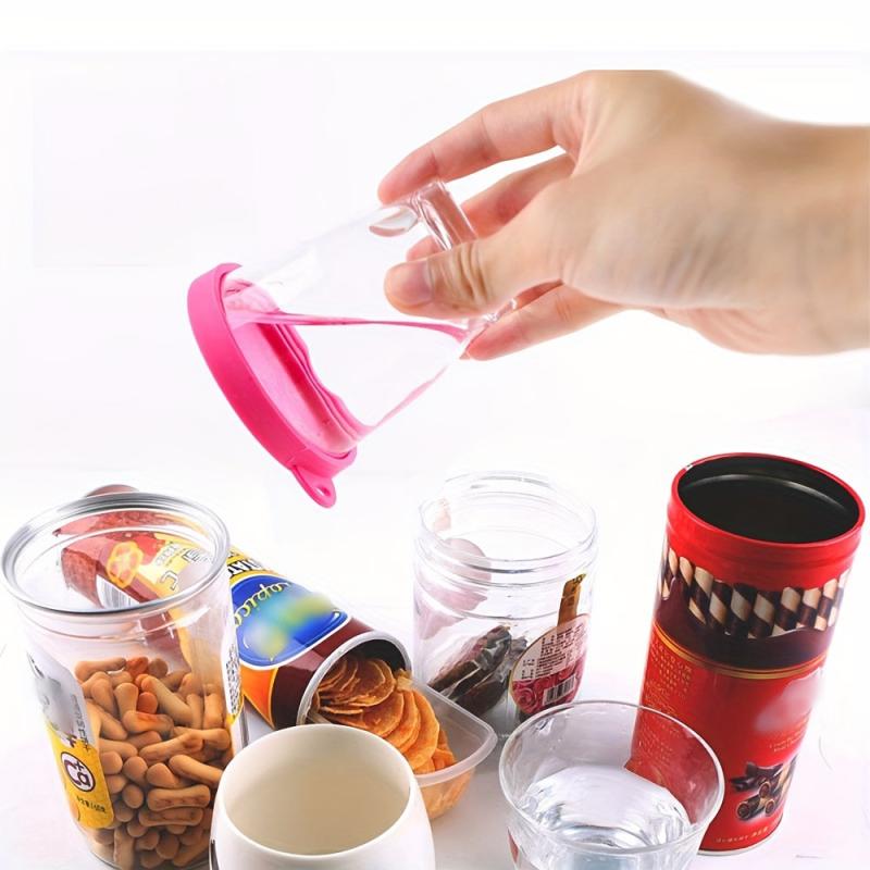 4pcs Silicone Pet Food Can Covers BPA-Free Dog Cat Food Household