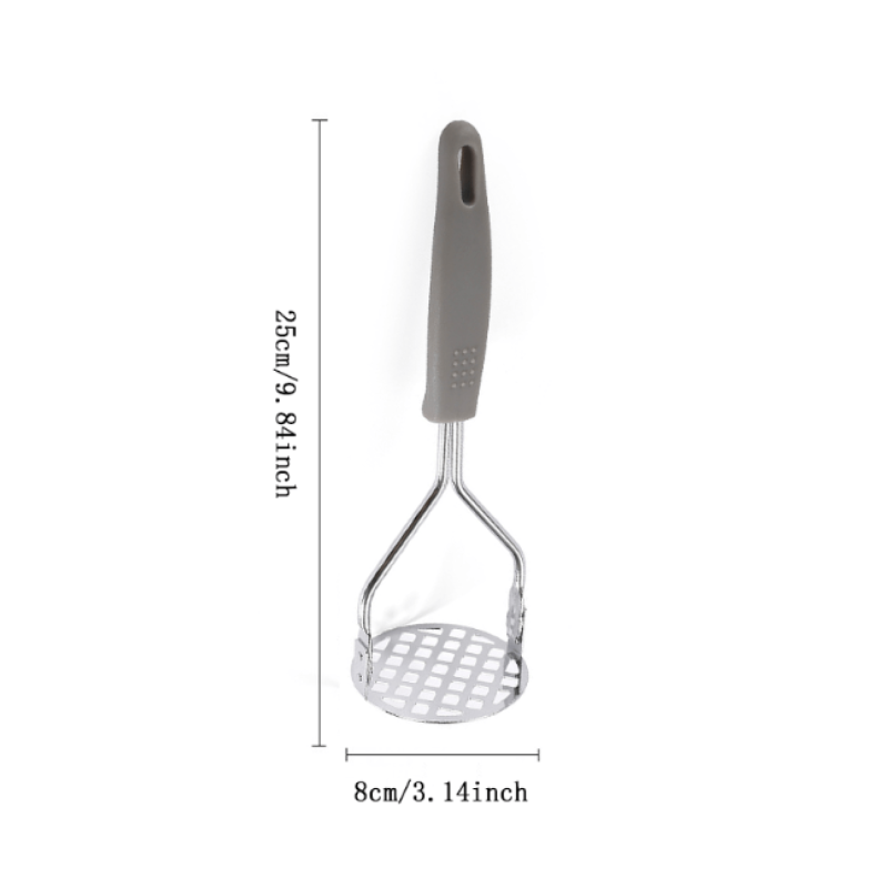 Stainless Steel Potato Masher for Perfectly Smooth Potatoes