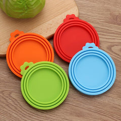 3 in 1 Reusable Silicone Can Lid Food Fresh Storage