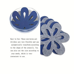 6 Pcs Pan And Pot Protectors Set Anti Slip Cookware Protector Pads
