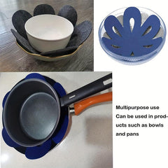 6 Pcs Pan And Pot Protectors Set Anti Slip Cookware Protector Pads