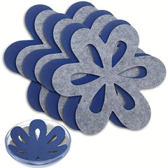 6 Pcs Pan And Pot Protectors Set Anti Slip Cookware Protector Pads