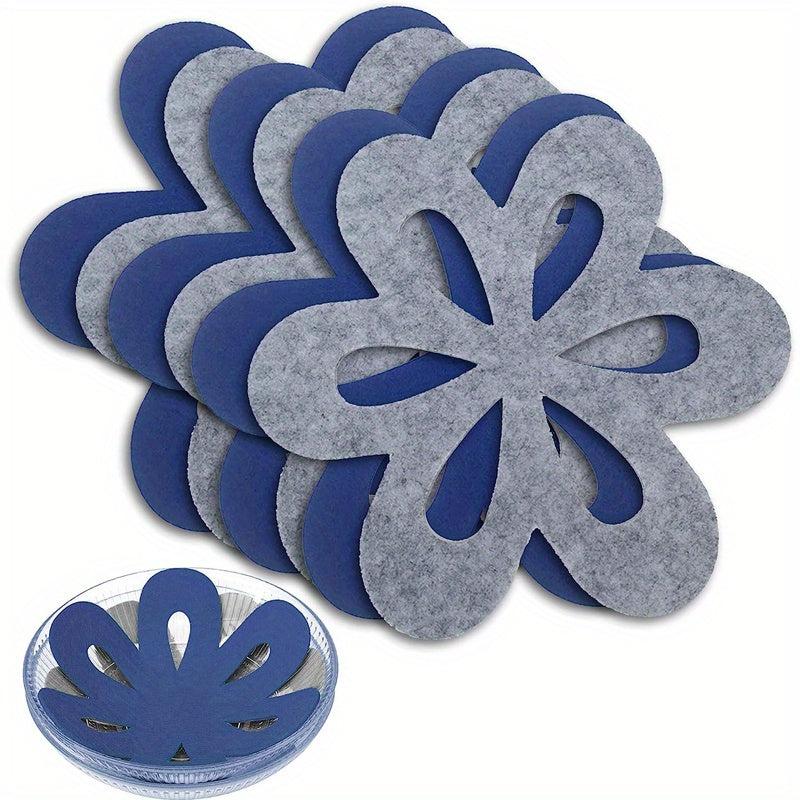 6 Pcs Pan And Pot Protectors Set Anti Slip Cookware Protector Pads