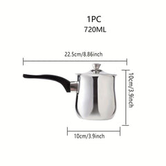Stainless Steel Small Saucepan Butter Warmer Coffee Maker