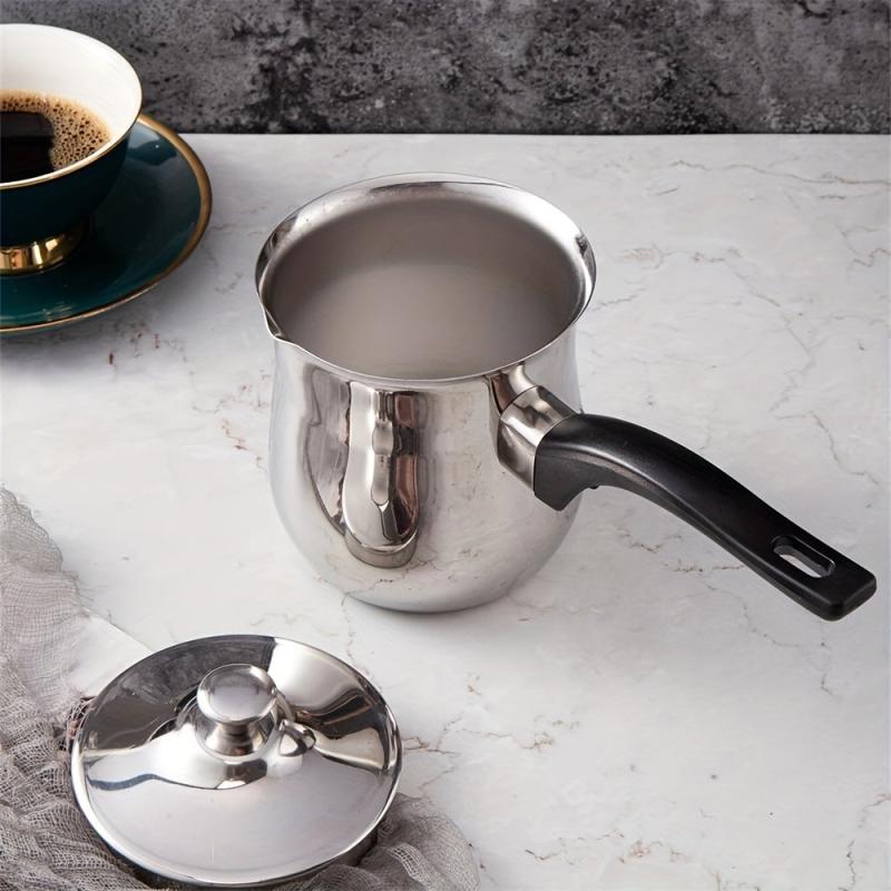 Stainless Steel Small Saucepan Butter Warmer Coffee Maker