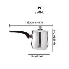 Stainless Steel Small Saucepan Butter Warmer Coffee Maker