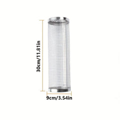 Stainless Steel BBQ Cooking Grill Basket for Outdoor Camping