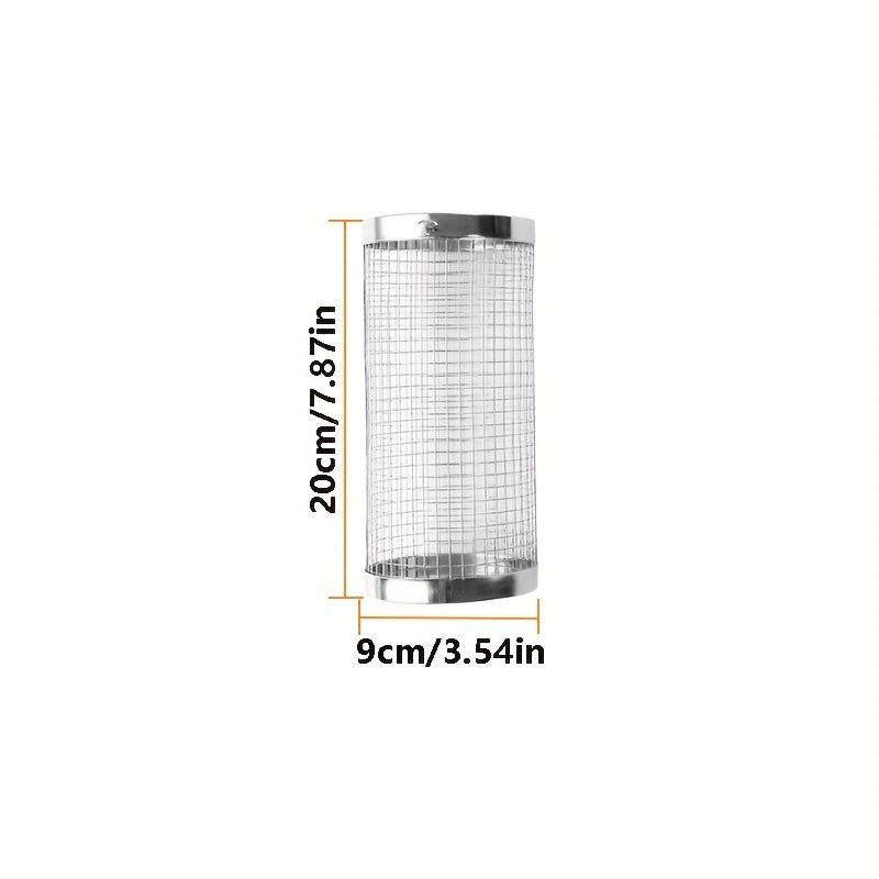 Stainless Steel BBQ Cooking Grill Basket for Outdoor Camping