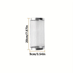 Stainless Steel BBQ Cooking Grill Basket for Outdoor Camping