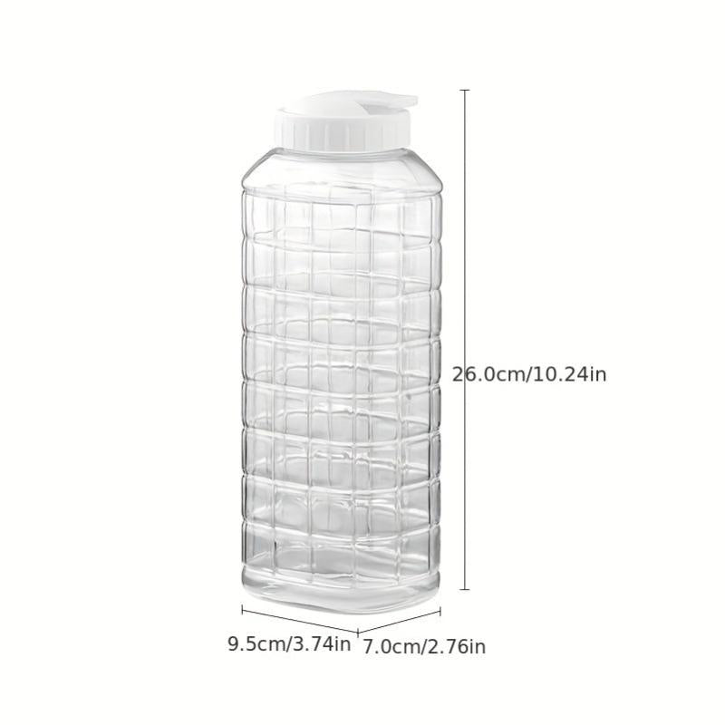 Plastic Pitcher with Lid 72oz Heavy Duty Clear Drink Carafe
