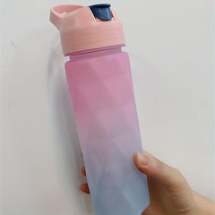 Gradient Sports Water Bottle with Straw 20oz Frosted for Outdoor Gym Fitness