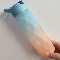 Gradient Sports Water Bottle with Straw 20oz Frosted for Outdoor Gym Fitness