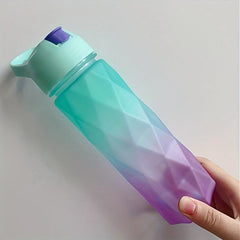 Gradient Sports Water Bottle with Straw 20oz Frosted for Outdoor Gym Fitness