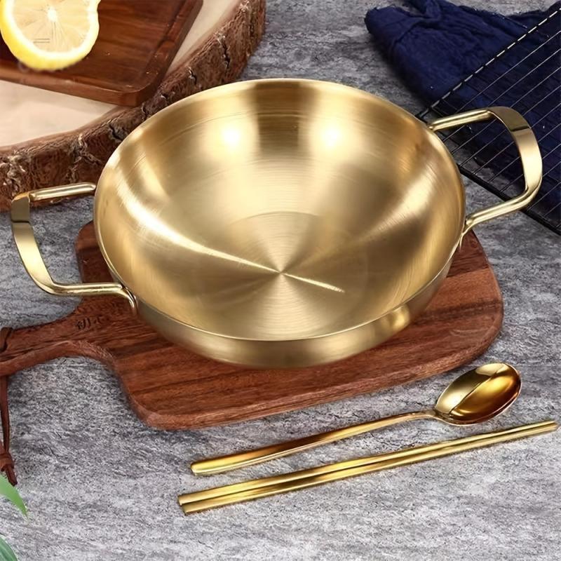 Stainless Steel Seafood Pot for Ramen & Crayfish, Small Kitchen Cooking Gadget
