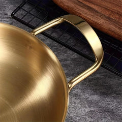 Stainless Steel Seafood Pot for Ramen & Crayfish, Small Kitchen Cooking Gadget