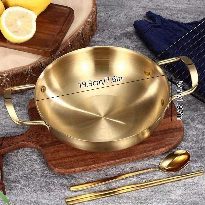 Stainless Steel Seafood Pot for Ramen & Crayfish, Small Kitchen Cooking Gadget