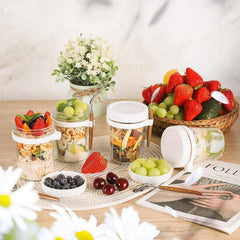 Wide Mouth Mason Jar Cover-Reusable Plastic Flap Leak Proof-Sealing