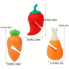 3Pcs Lid Lifts Creative Chicken Leg Shape Spill Preventer