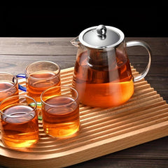 Glass Tea Infuser Tea Set High Temperature Resistant Filter Kettle