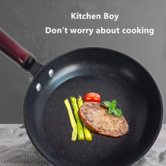 9.45in Non Stick Cast Iron Skillet for Gas Stove Top & Induction Cooker