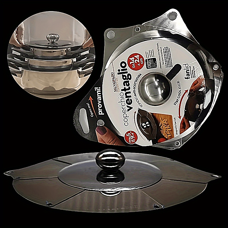 Adjustable Stainless Steel Pot Lid Holder