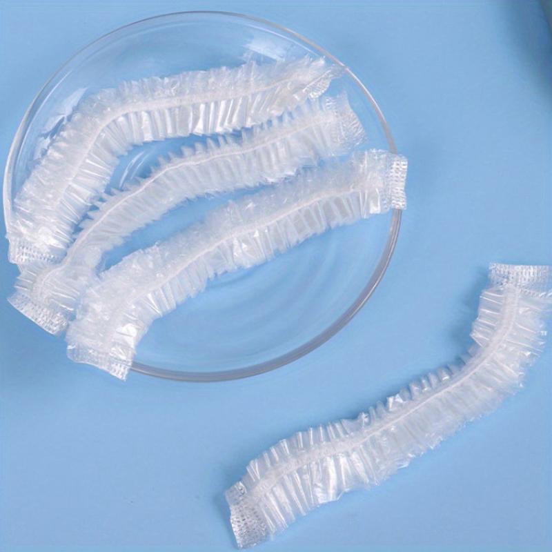 100pcs Disposable Food Covers Plastic Refrigerator Food Wrap Odor Proof Meal Cov
