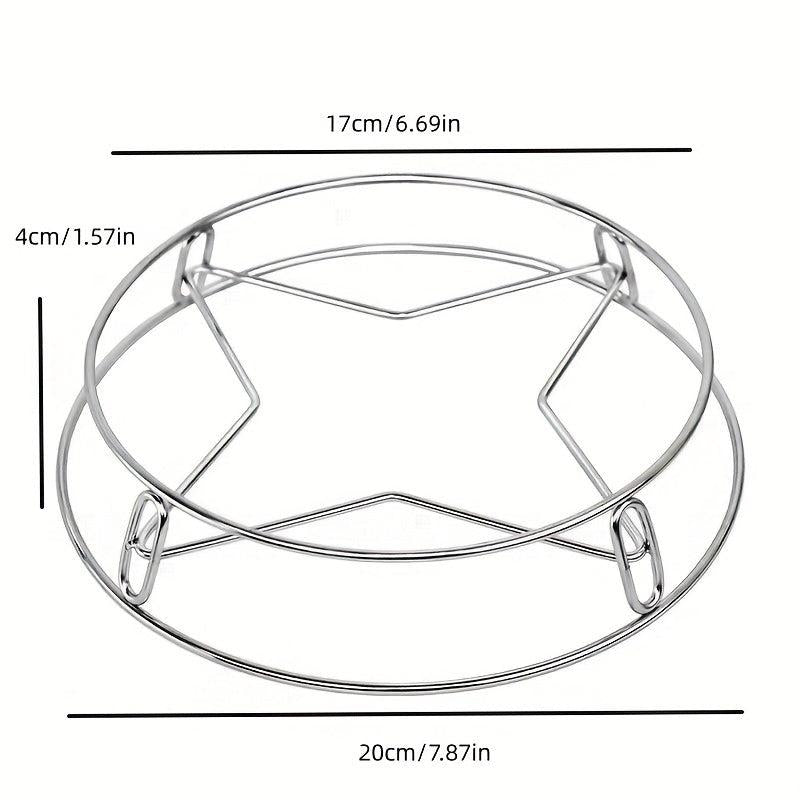 Stainless Steel Kitchen Pot Rack Steamer Rack Double-layer Wok Rack