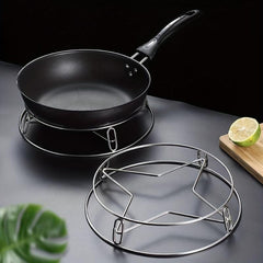 Stainless Steel Kitchen Pot Rack Steamer Rack Double-layer Wok Rack