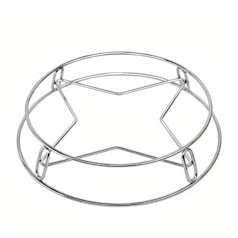 Stainless Steel Kitchen Pot Rack Steamer Rack Double-layer Wok Rack