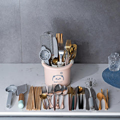 Kitchen Storage Organizer with Utensil Holder