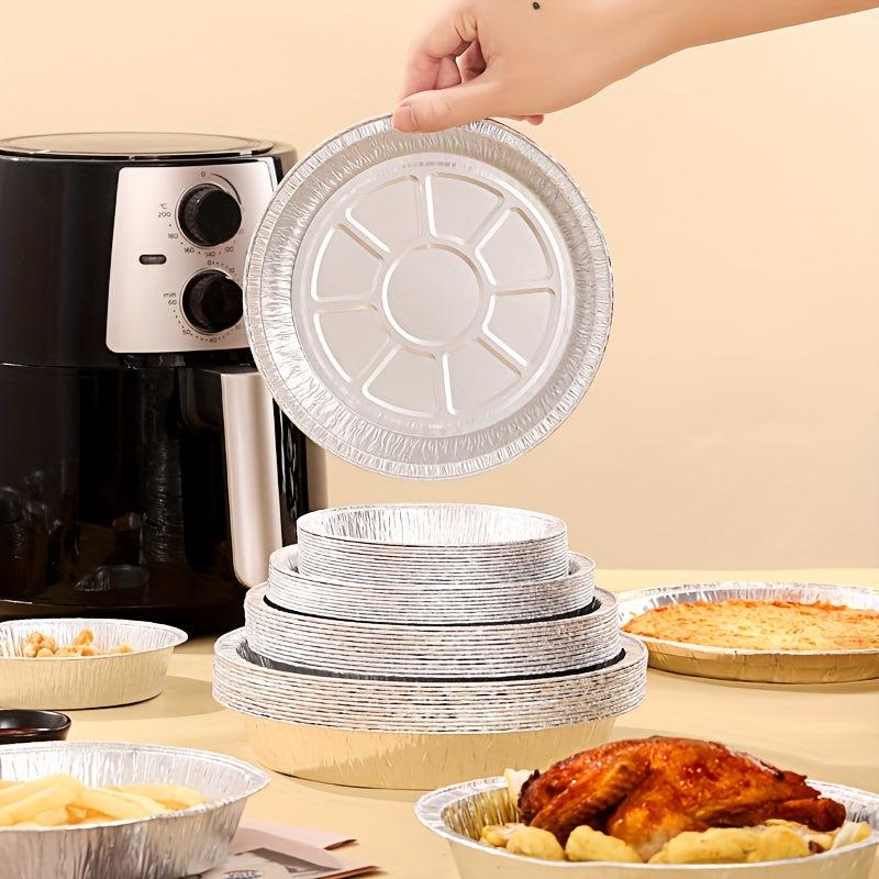 Disposable High Temp Oven Baking Pan Air Fryer Tin Paper Baking Pan