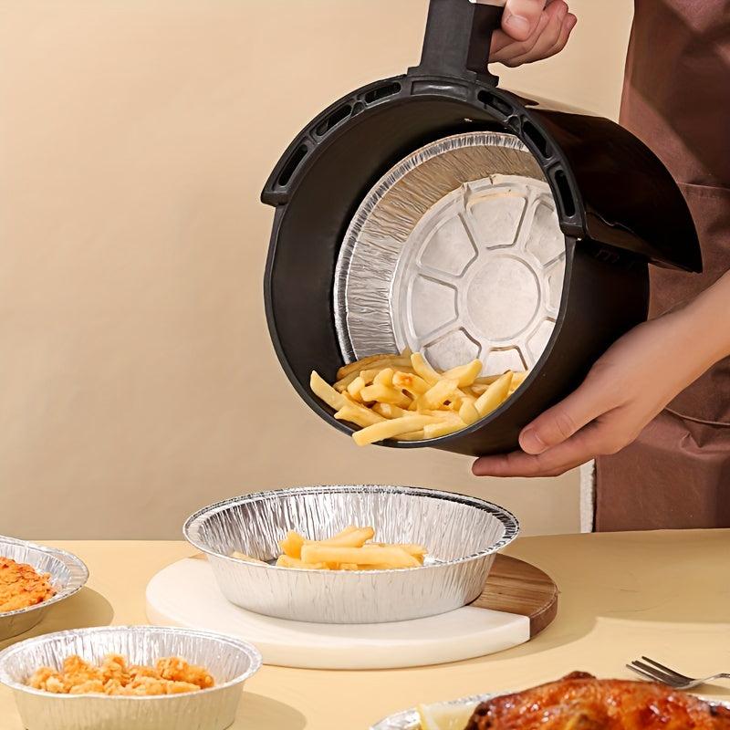 Disposable High Temp Oven Baking Pan Air Fryer Tin Paper Baking Pan