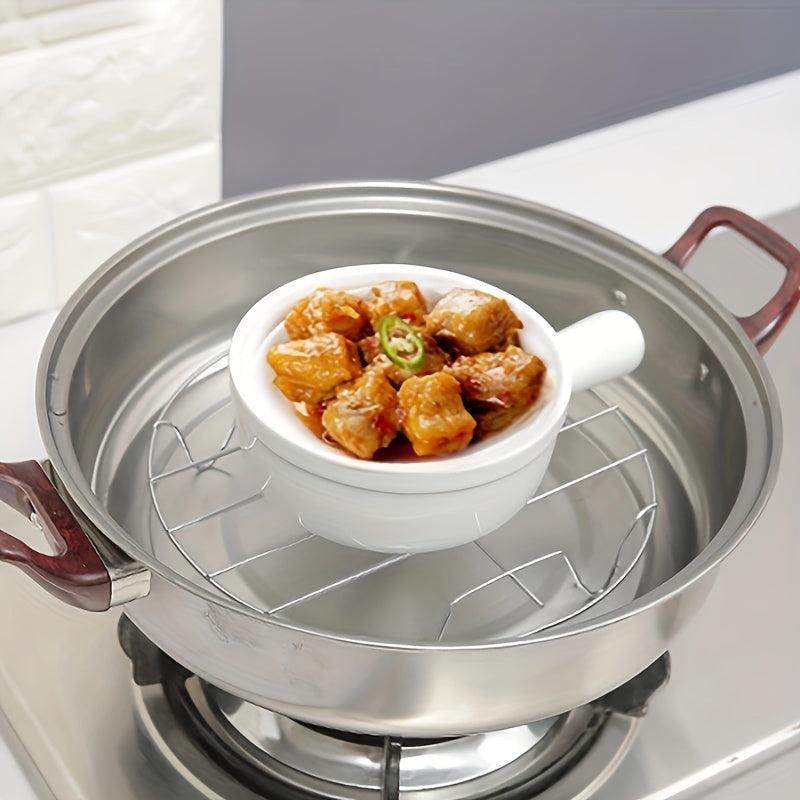1pc Stainless Steel Steamer Rack Water Proof Steamer Household Steamer