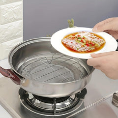 1pc Stainless Steel Steamer Rack Water Proof Steamer Household Steamer