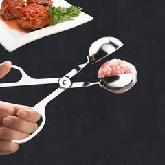 Stainless Steel Meatball Maker Meat Baller Tongs Cake Pop Ice Tongs