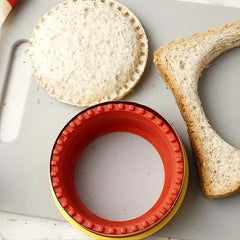 2pcs Stainless Steel Sandwich Cutter And Sealer For Bread Breakfast Jelly Pie