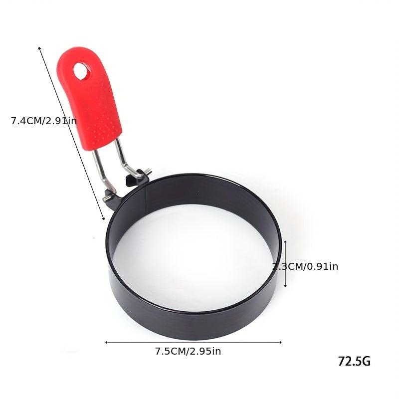 4pcs Stainless Steel Egg Rings for Frying Eggs & Omelet