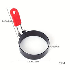 4pcs Stainless Steel Egg Rings for Frying Eggs & Omelet