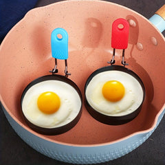 4pcs Stainless Steel Egg Rings for Frying Eggs & Omelet