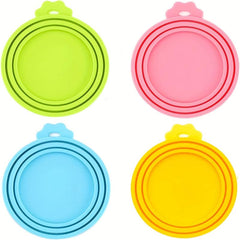 3-in-1 Silicone Can Covers for Pet Food - Fits Most Standard Sizes