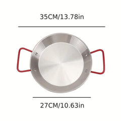 Stainless Steel Seafood Pan Portable Frying Pan Even Heat Cooking Tool