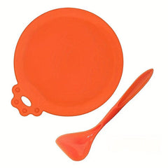 Silicone Can Lid With Spoon Cat Dog Food Seal Lids Three In One Kitchen