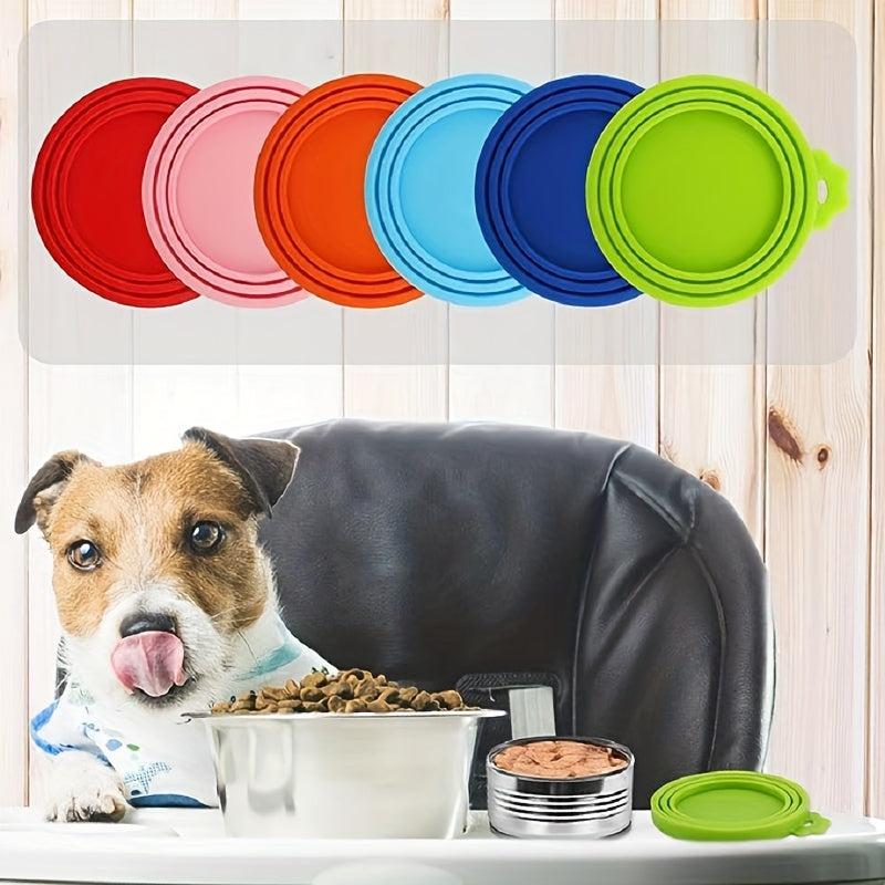 Silicone Can Lid With Spoon Cat Dog Food Seal Lids Three In One Kitchen