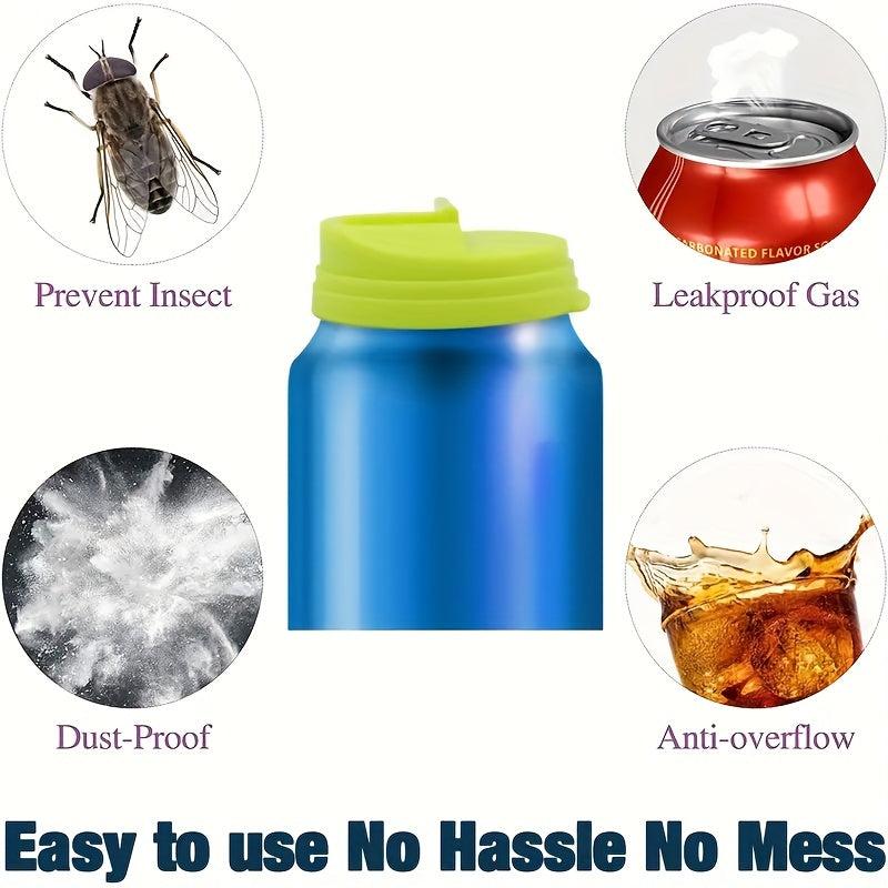 2pcs Beverage Can Covers Leakproof Drink Can Lids Protector