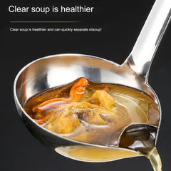 Stainless Steel Soup Separation Spoon Household Kitchen Filter Spoon