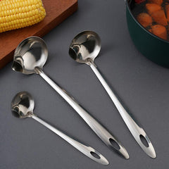Stainless Steel Soup Separation Spoon Household Kitchen Filter Spoon