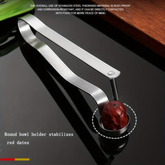 Stainless Steel Cherry Pitter Tool - Fruit Corer Household Gadget