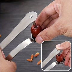 Stainless Steel Cherry Pitter Tool - Fruit Corer Household Gadget